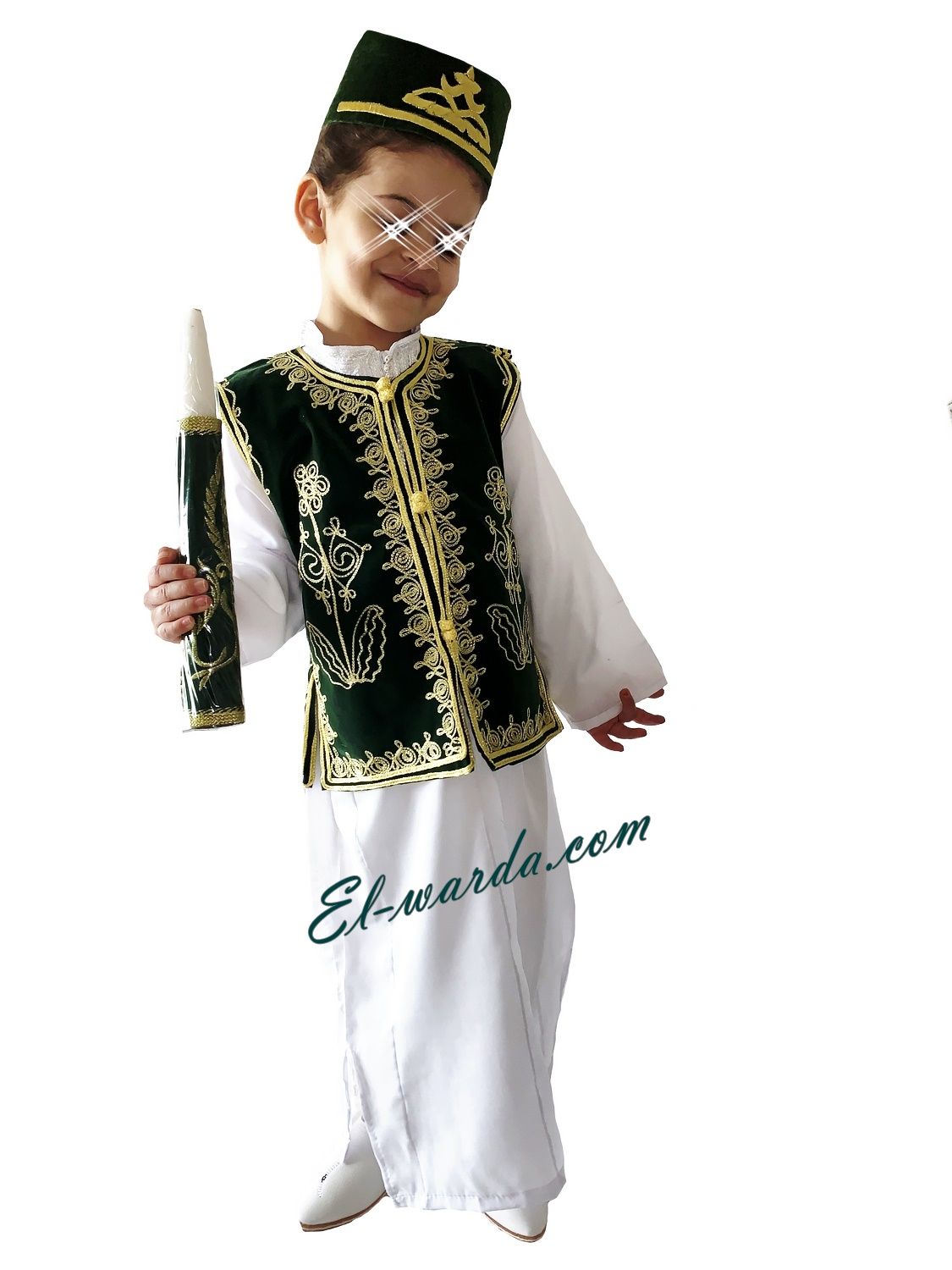 Ensemble Qamis Pour Thara 3 Pieces El Warda Com